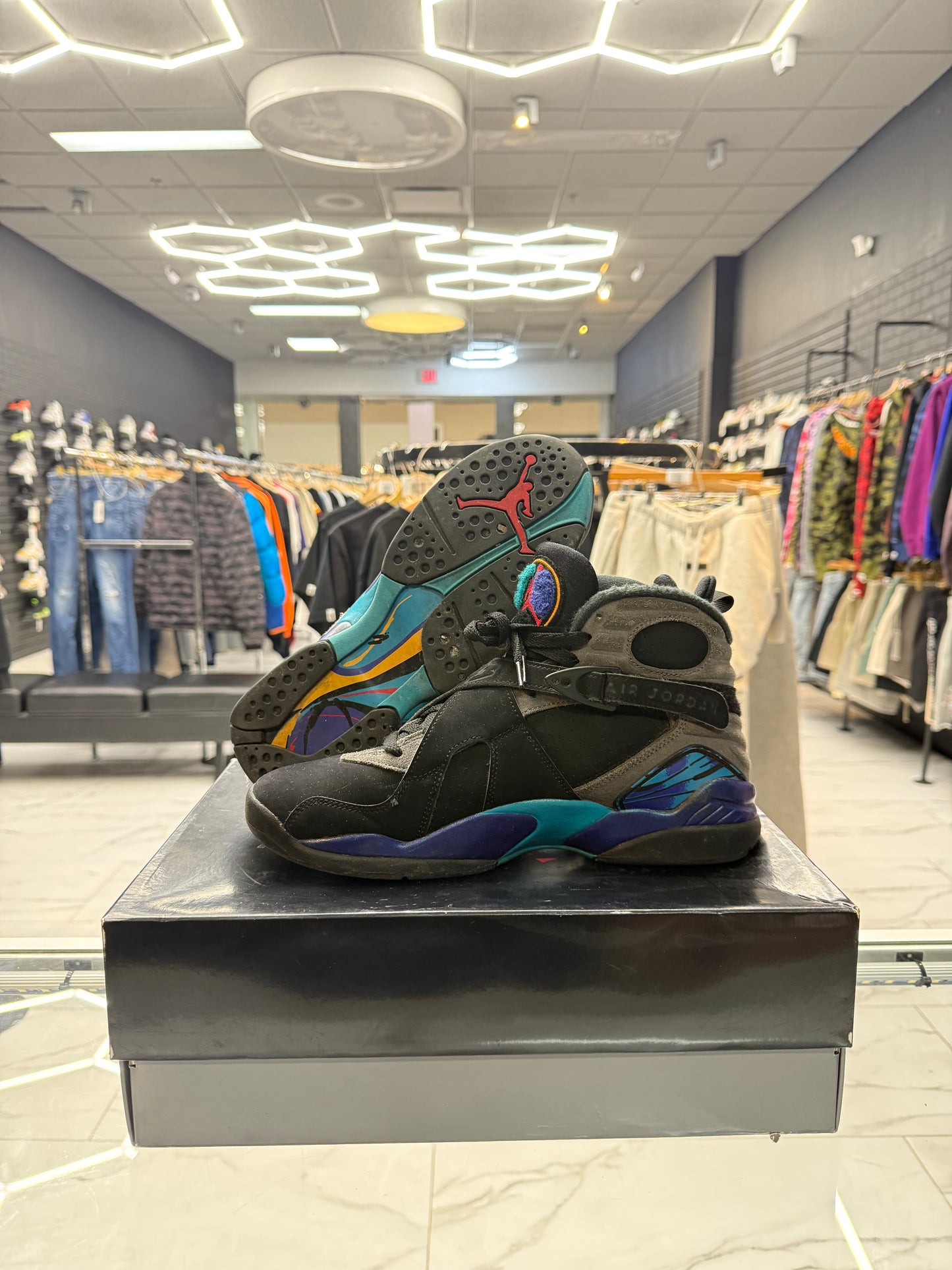 Jordan 8 ‘Aqua’ USED W BOX