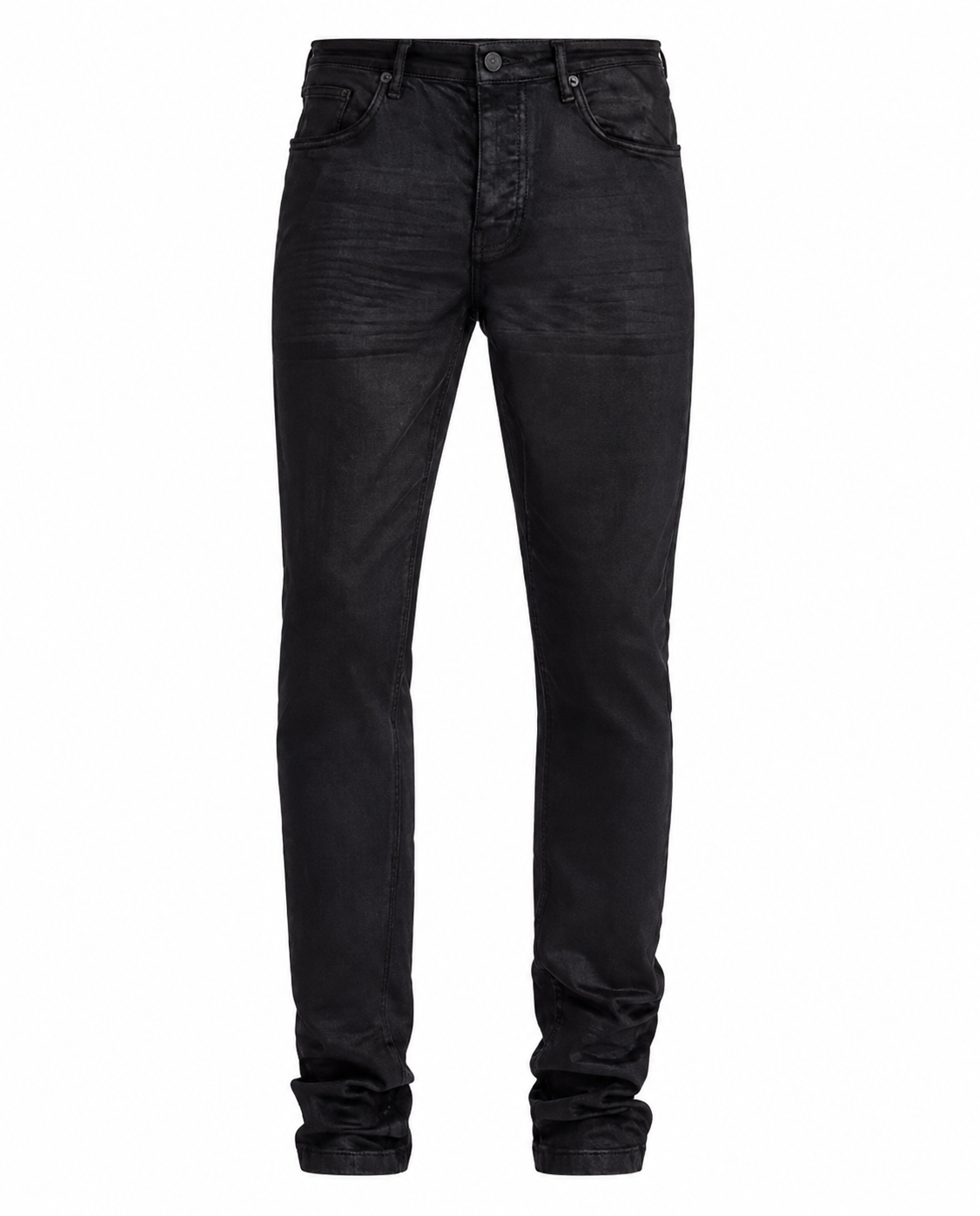 Purple 3-D Resin Skinny Jean Black Repair