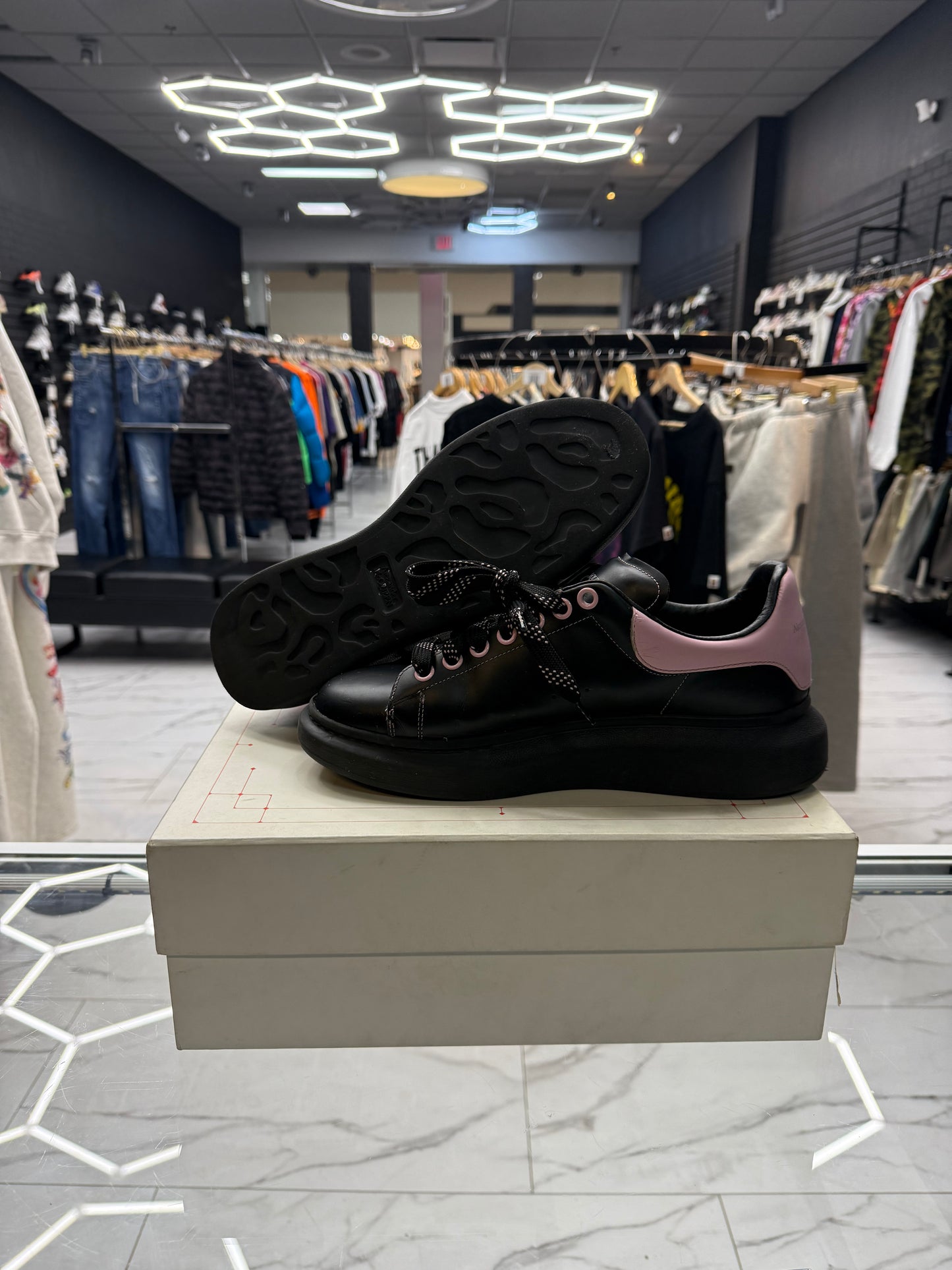 Alexander McQueen ‘Black & Pink’ USED W BOX