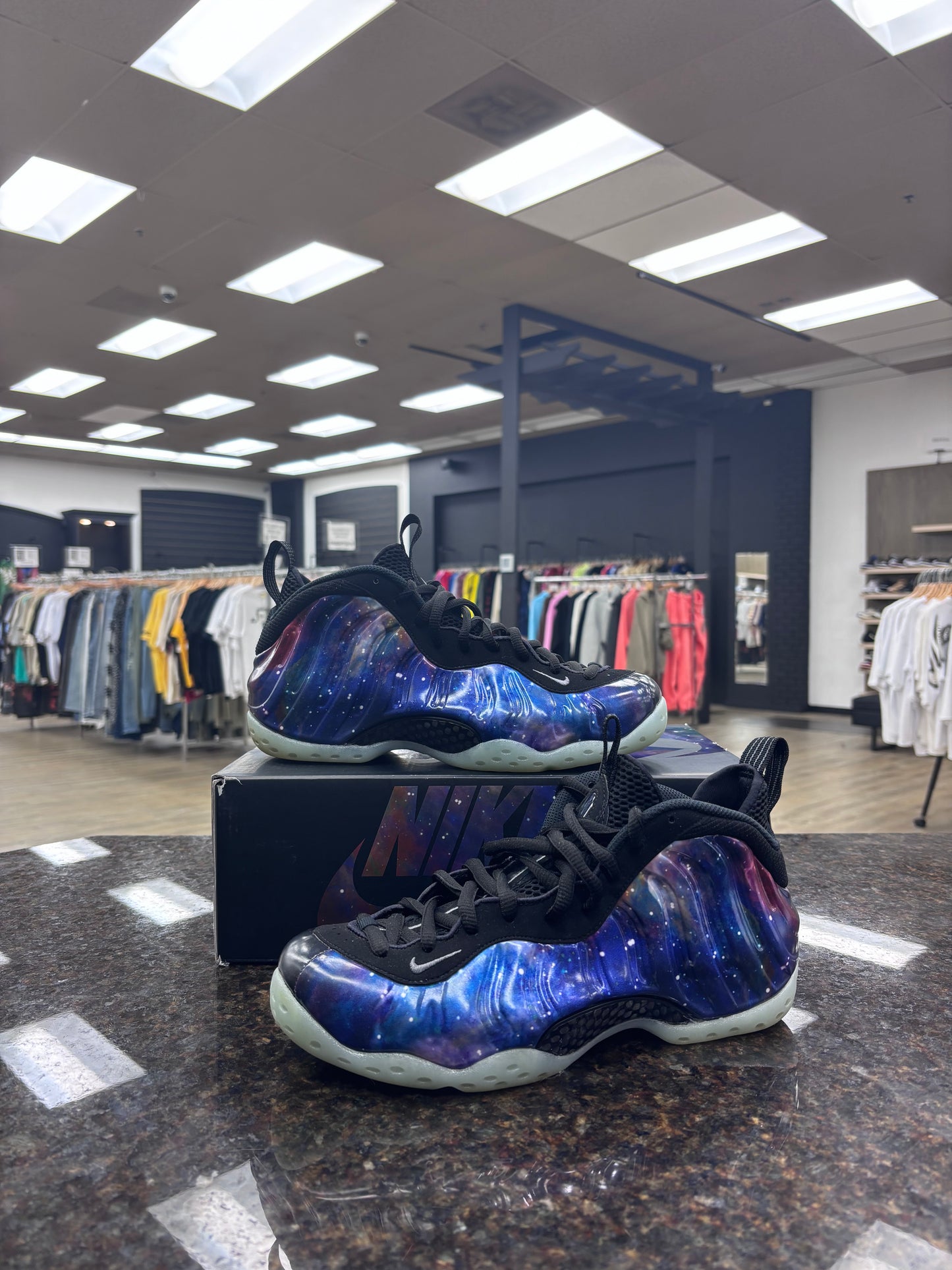 Nike Air Foamposite One Galaxy Used With Box