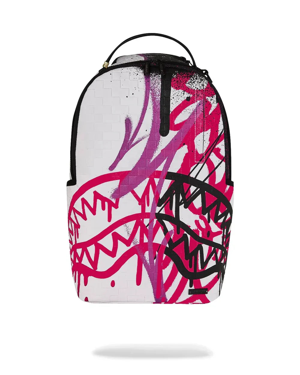 White Pink Mouth Backpack
