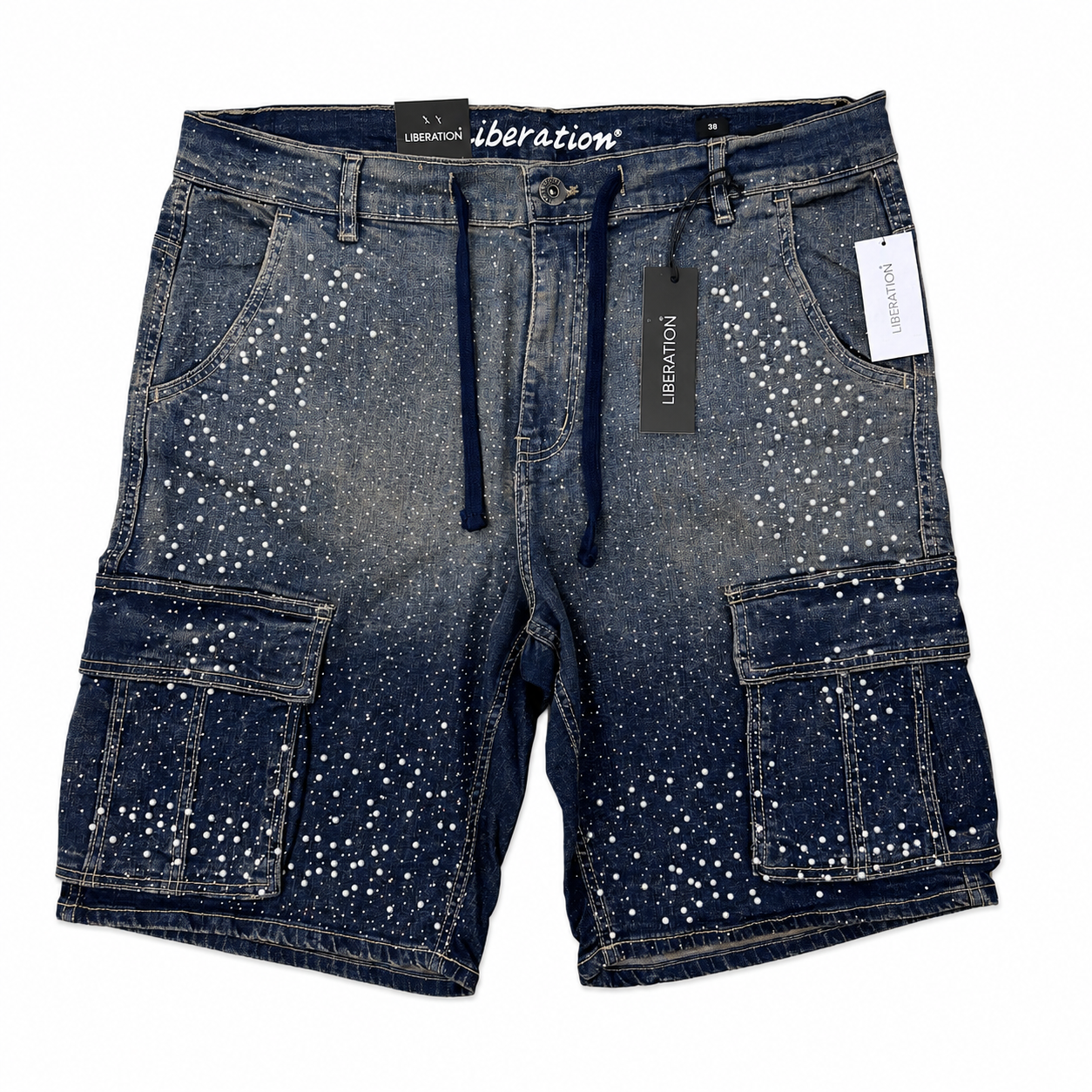 Liberation Tint Wash RhineStone Jorts
