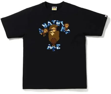 Bape ABC Black Camo Milo Tee