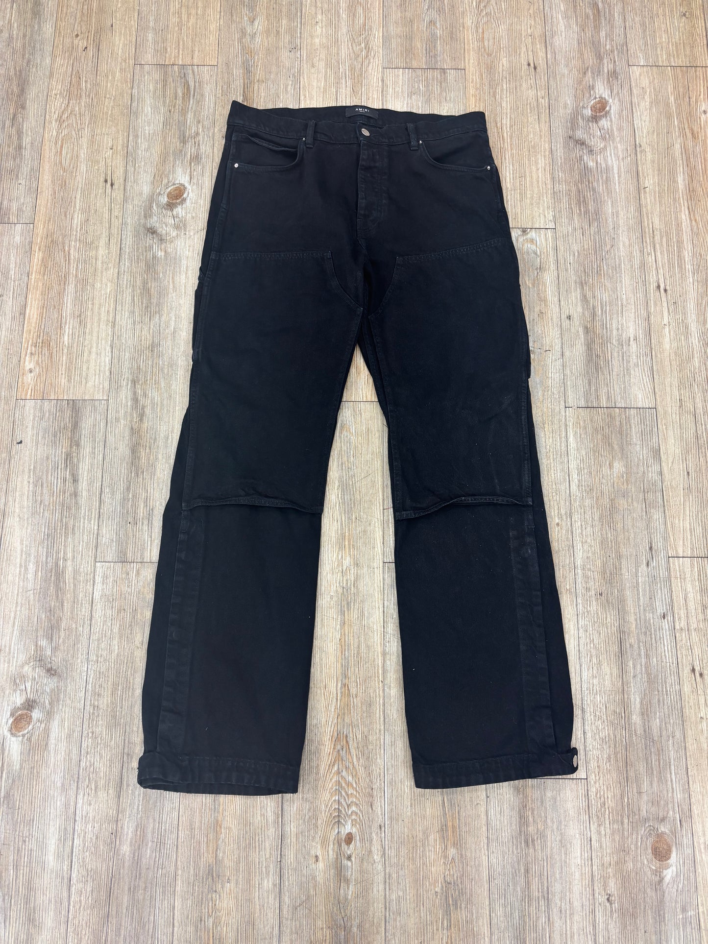 Amiri Black Lightweight Carpenter Jeans USED