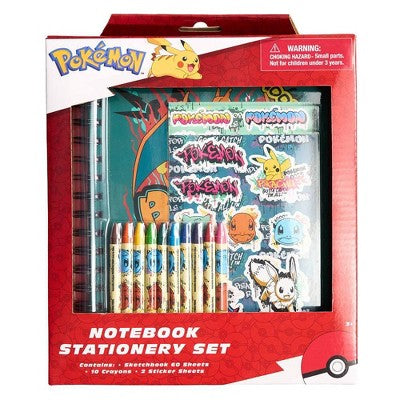 Pokemon Notebook Stationary set