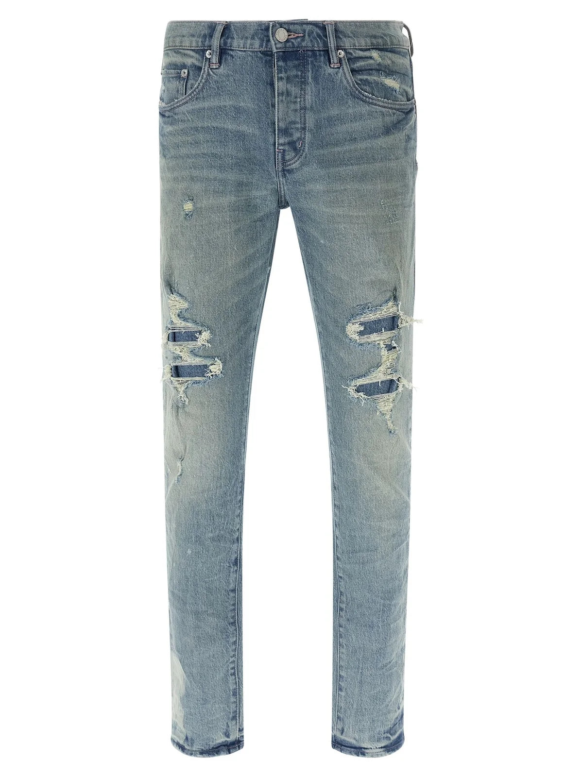 Purple P001 Repairs Skinny Jeans
