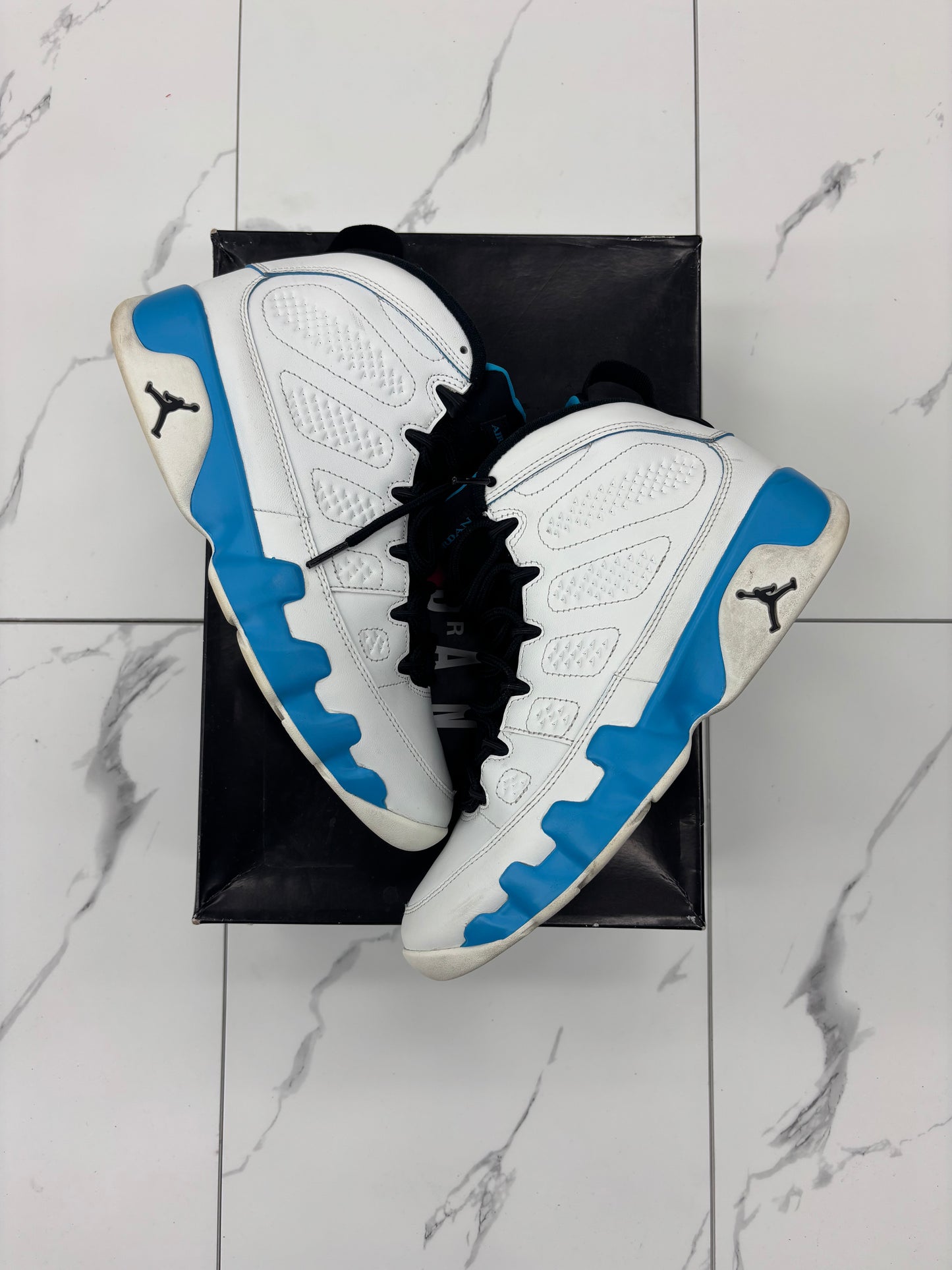Jordan 9 Retro Powder Blue Used With Box