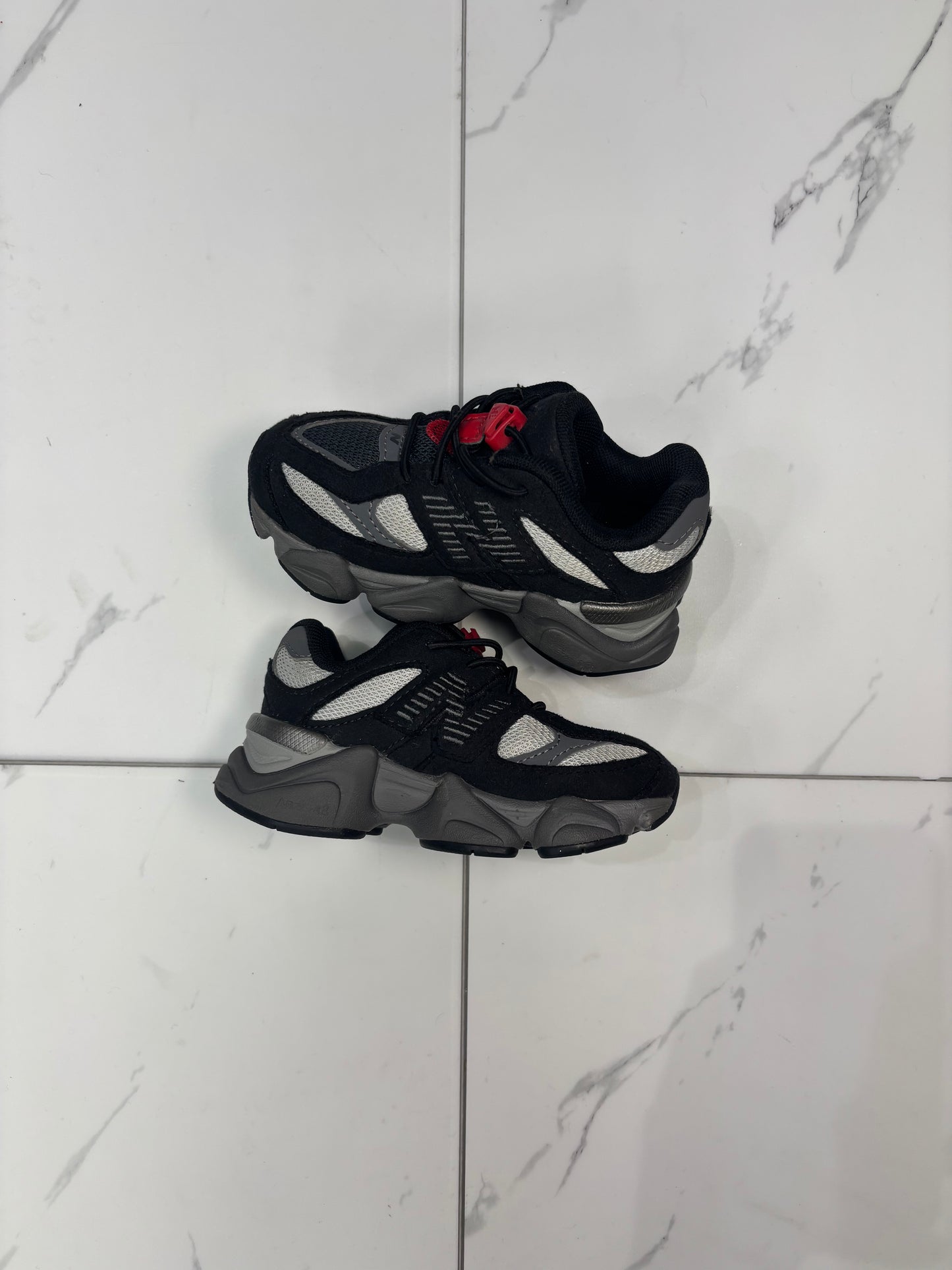 New Balance 9060 Toddler 'Black Castlerock' Used No Box