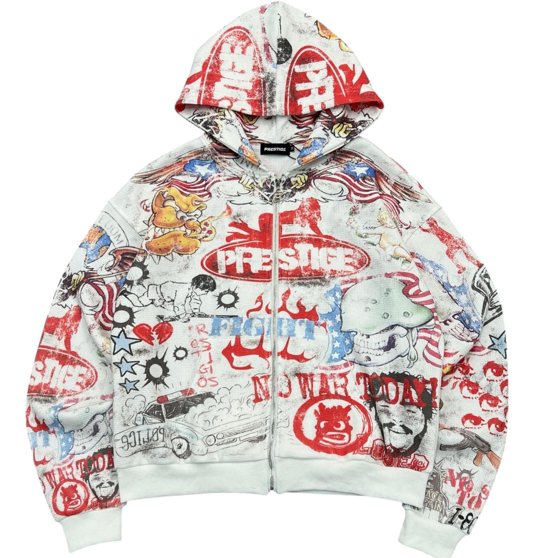 Prestige thermal zip up hoodie
