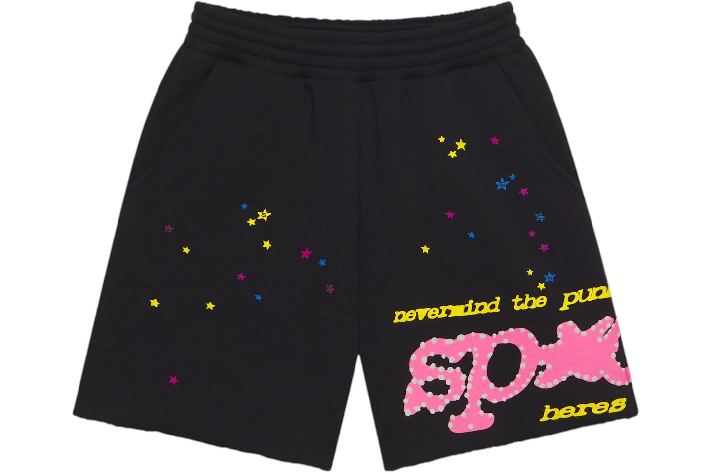 Sp5der Punk V2 Black Sweatshort