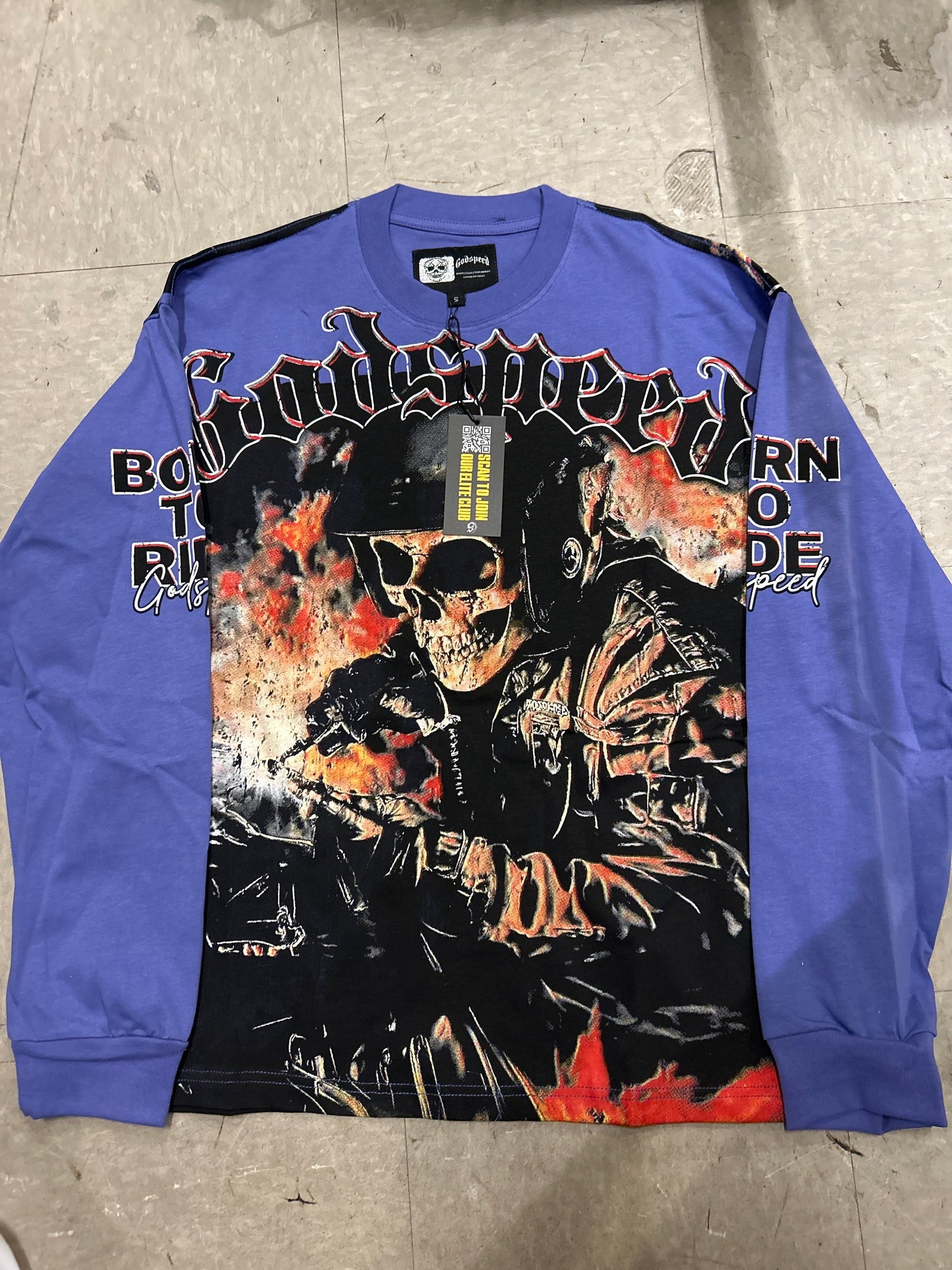 GodSpeed Purple “Welder” Longsleeve