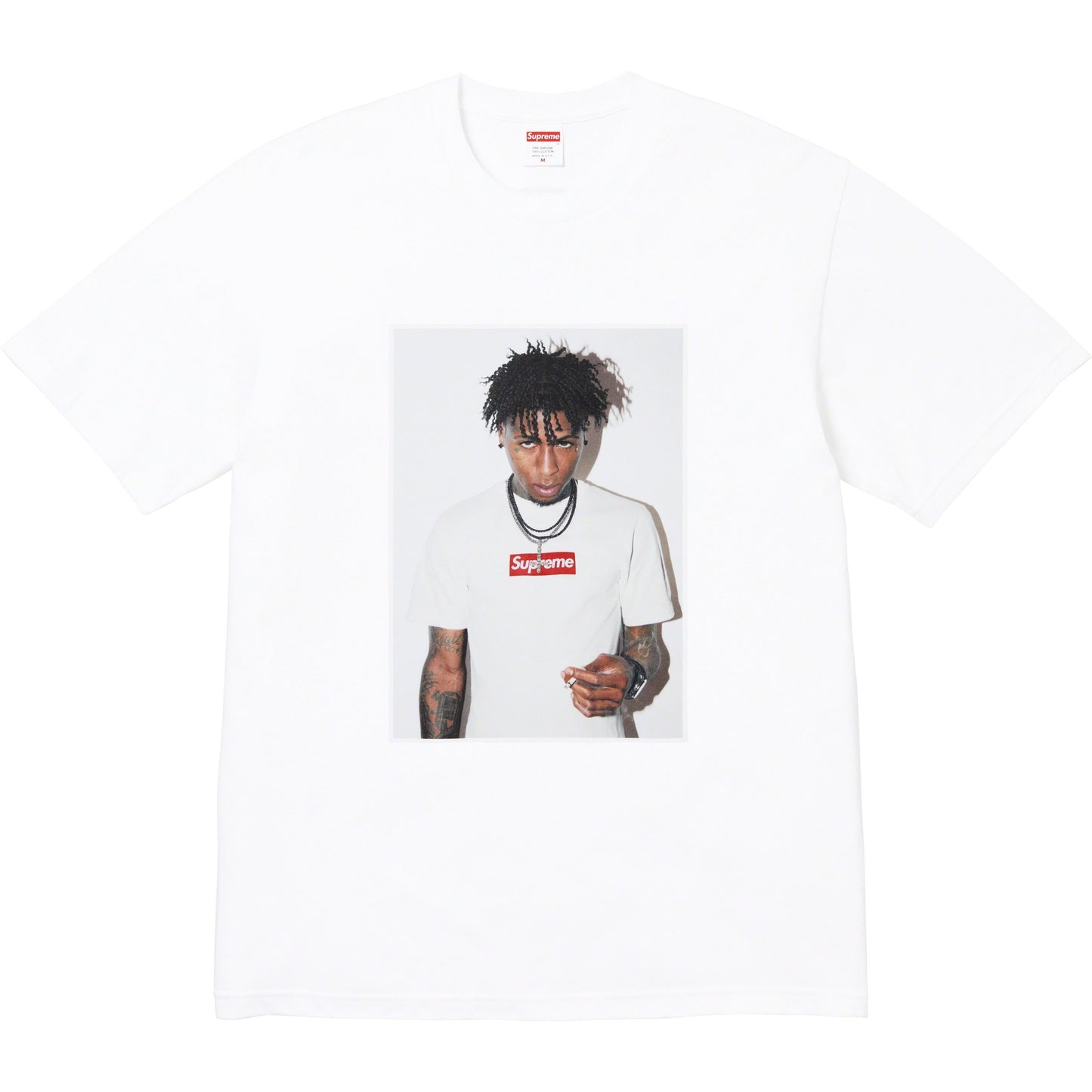 Supreme White YoungBoy Tee