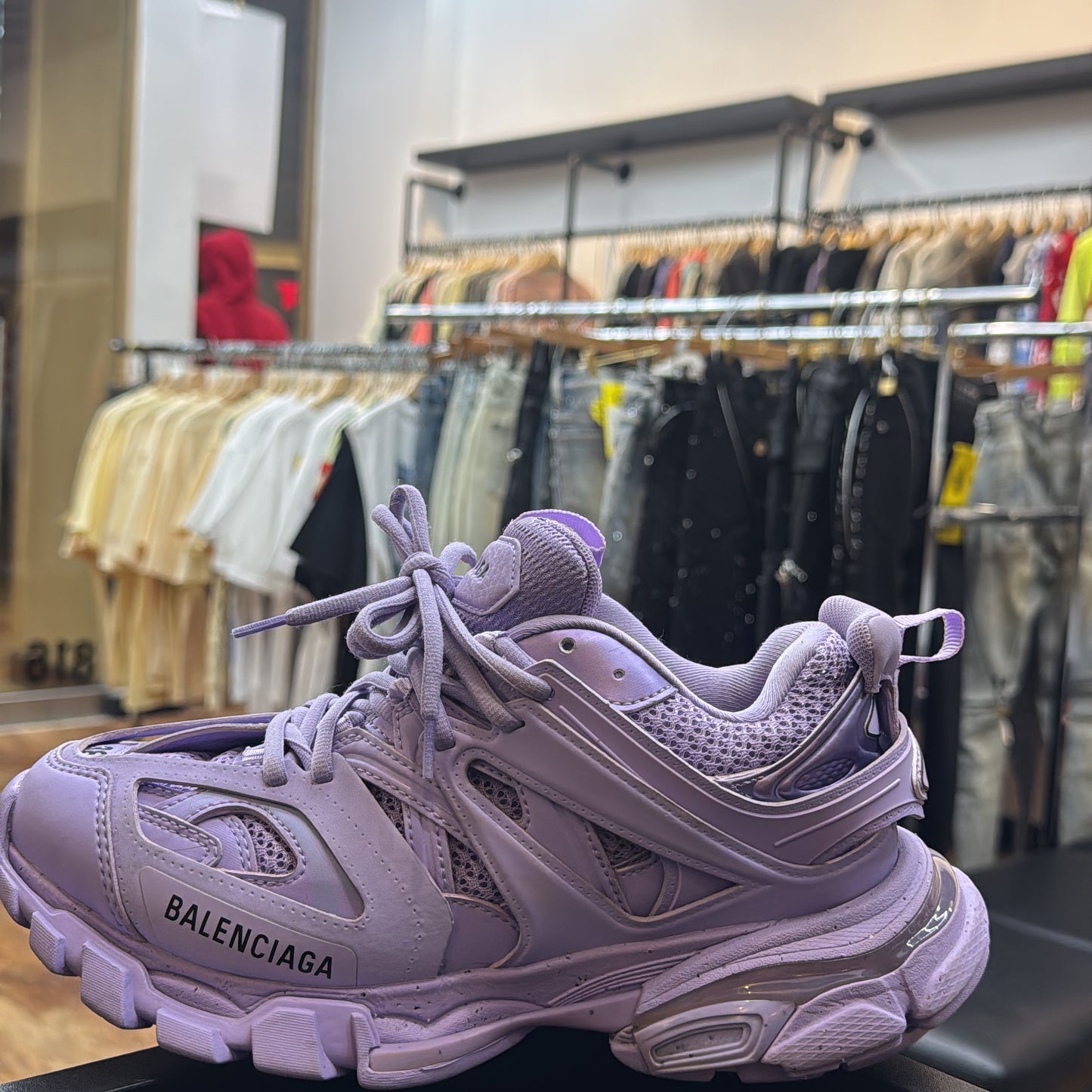 Balenciaga track Purple USED with no box