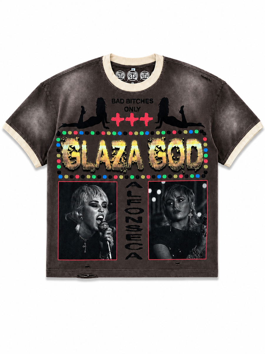 GlazaGod Brown BBO Tee