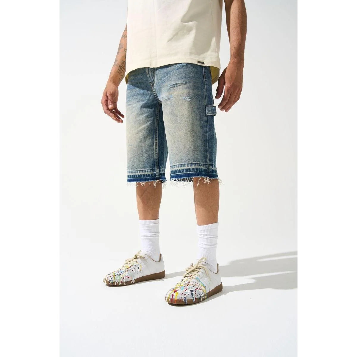 Serenade Terra Blue Denim Shorts