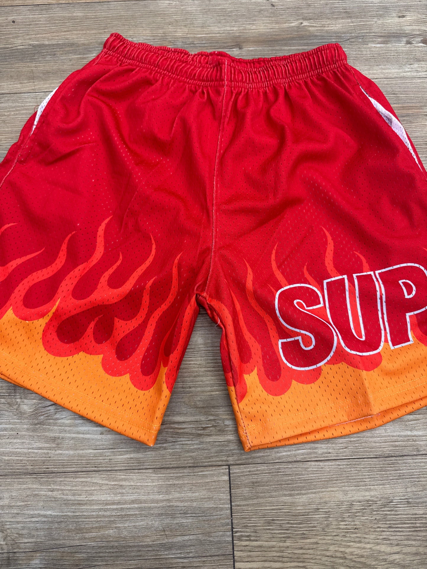 Sup Red Flames Short