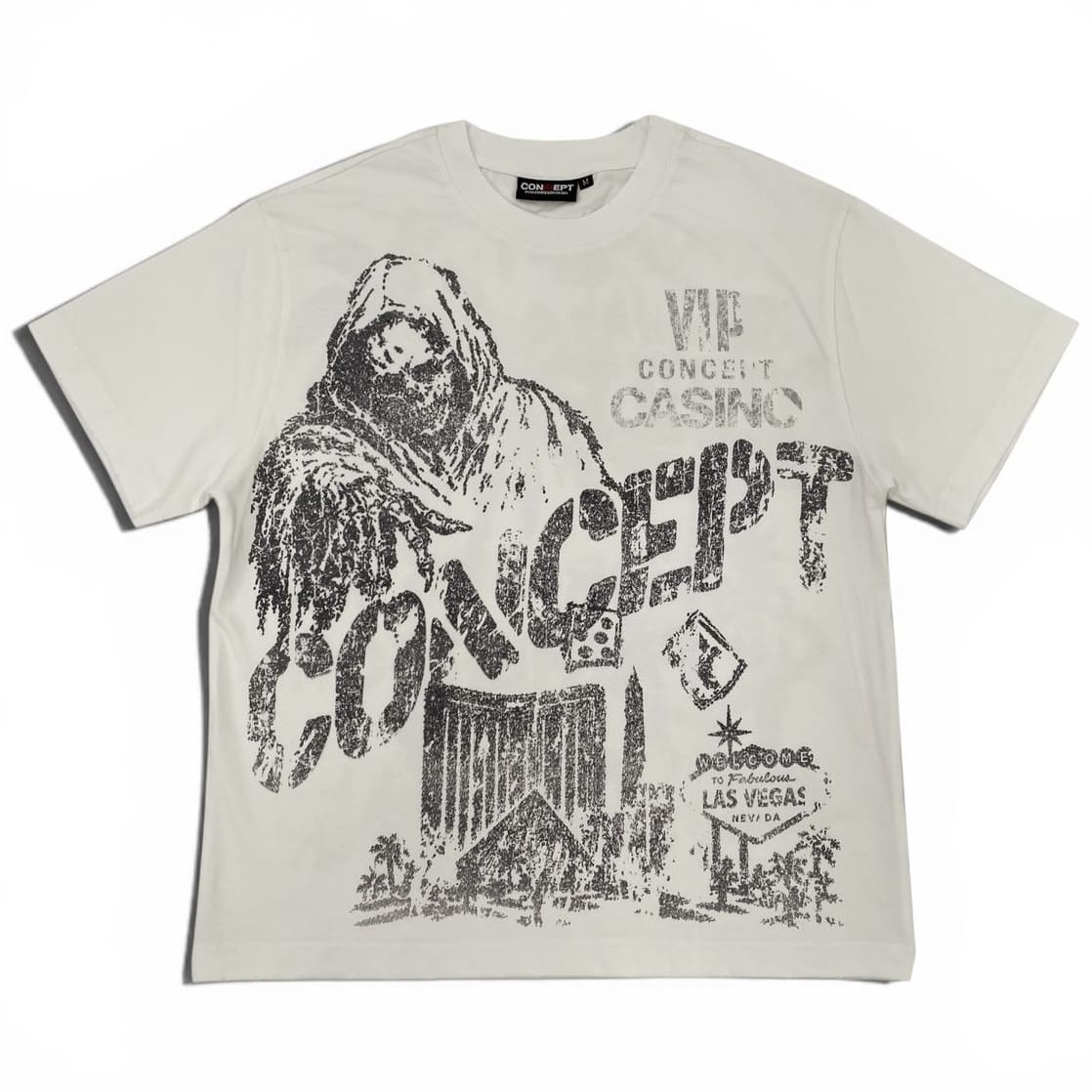 Concept White Vegas Tee