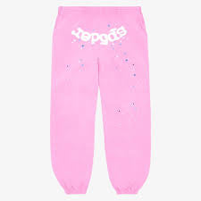 Sp5der Pink OG Web Sweatpants