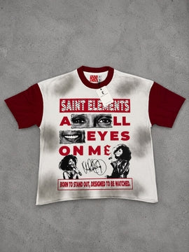 Saint Elements White Burgundy Eyes Tee
