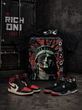 Rich Oni Black Statue Tee