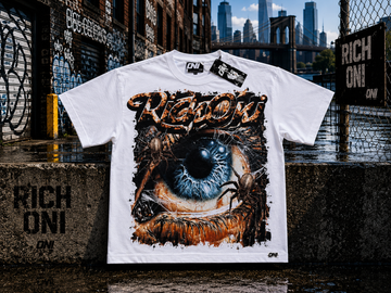 Rich Oni White All Seeing Eye Tee