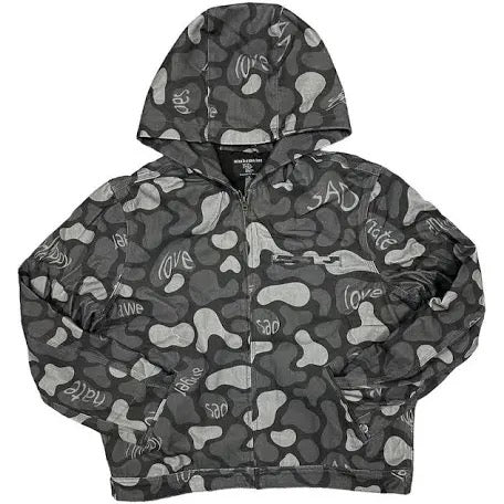 Mixed emotion #1 Carpenter black zip up