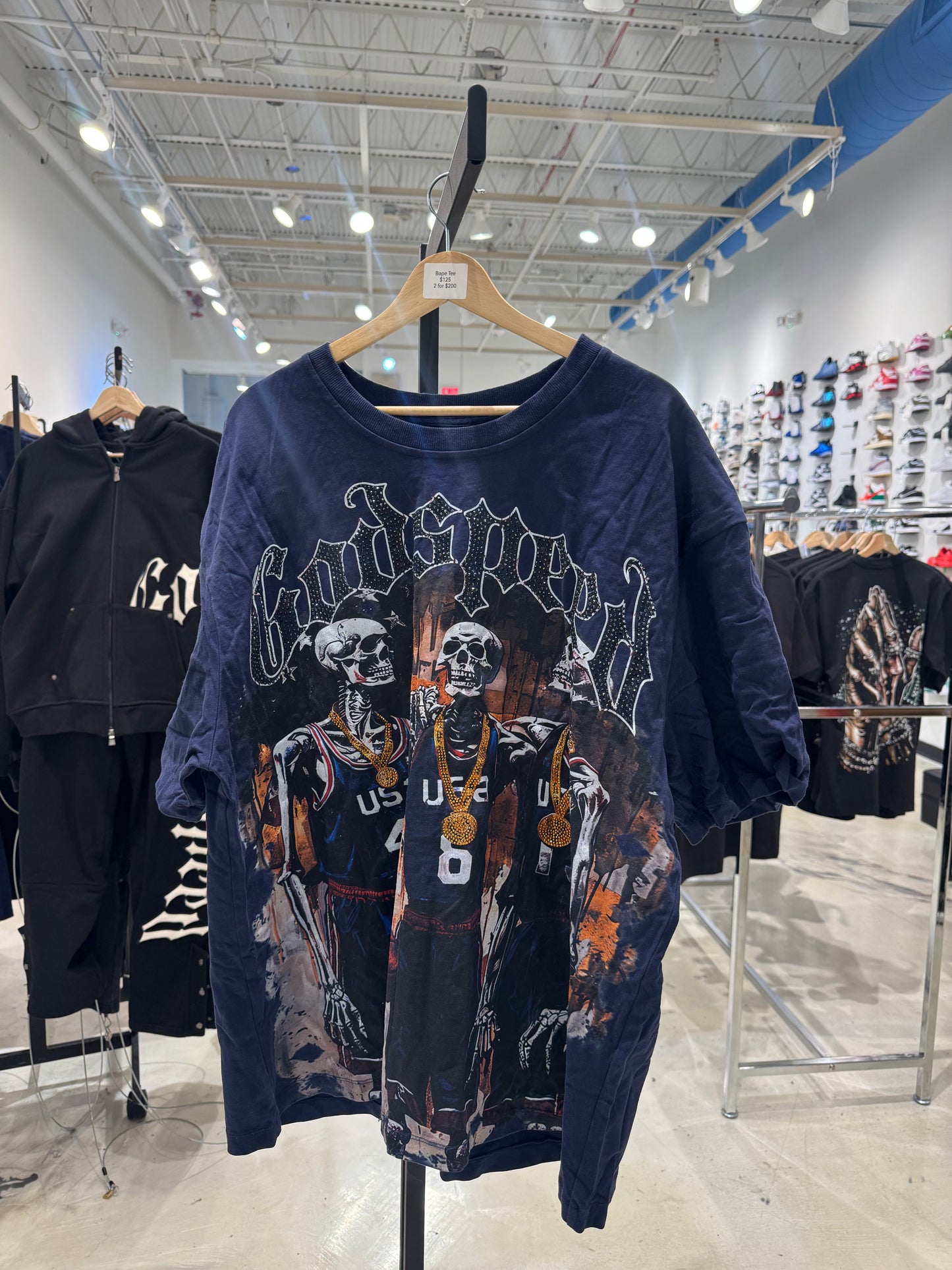 Godspeed Blue Olympics PreOwned Tee