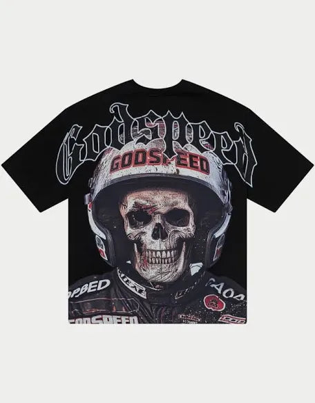 God Speed Black Crash out Tee