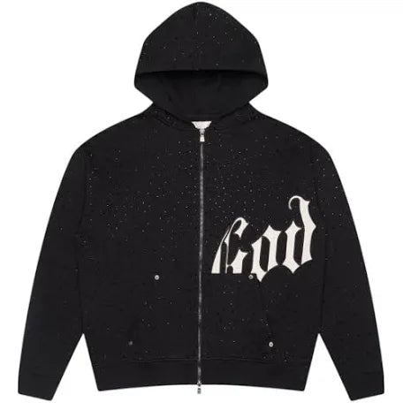 GODSPEED OG LOGO VVS Black Zip Up Hoodie