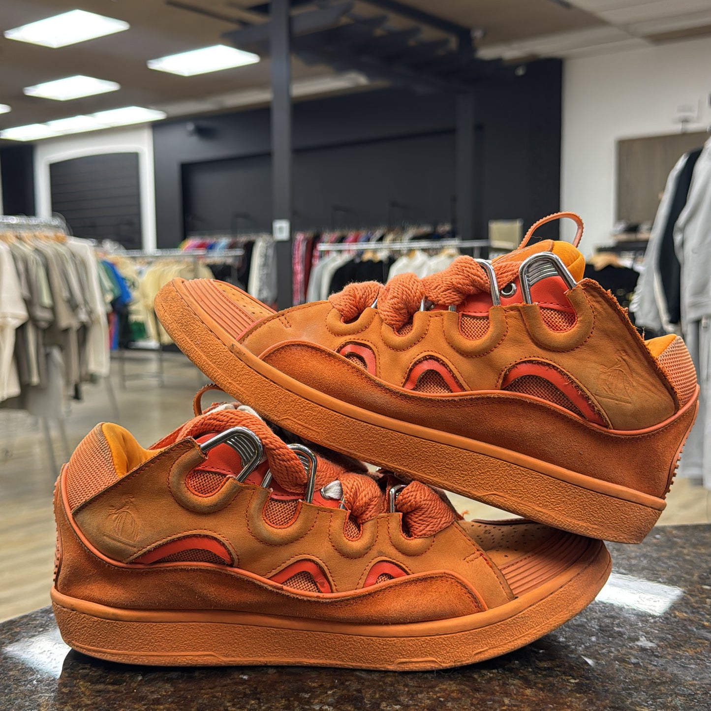 Lanvins Orange Used No Box