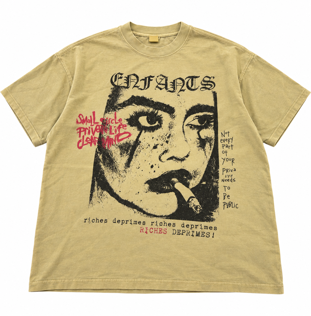 Armor Jean Enfants Green Small Circle Tee
