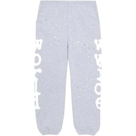 Sp5der Grey Beluga Sweatpants
