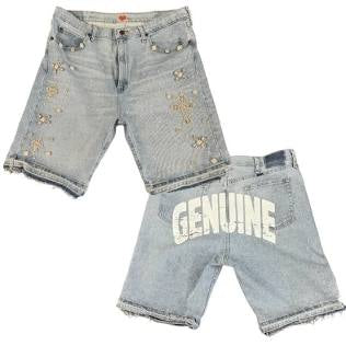 Genuine Club Blue Rhine Stone Shorts
