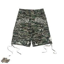 Bottega Desires Camo Shorts