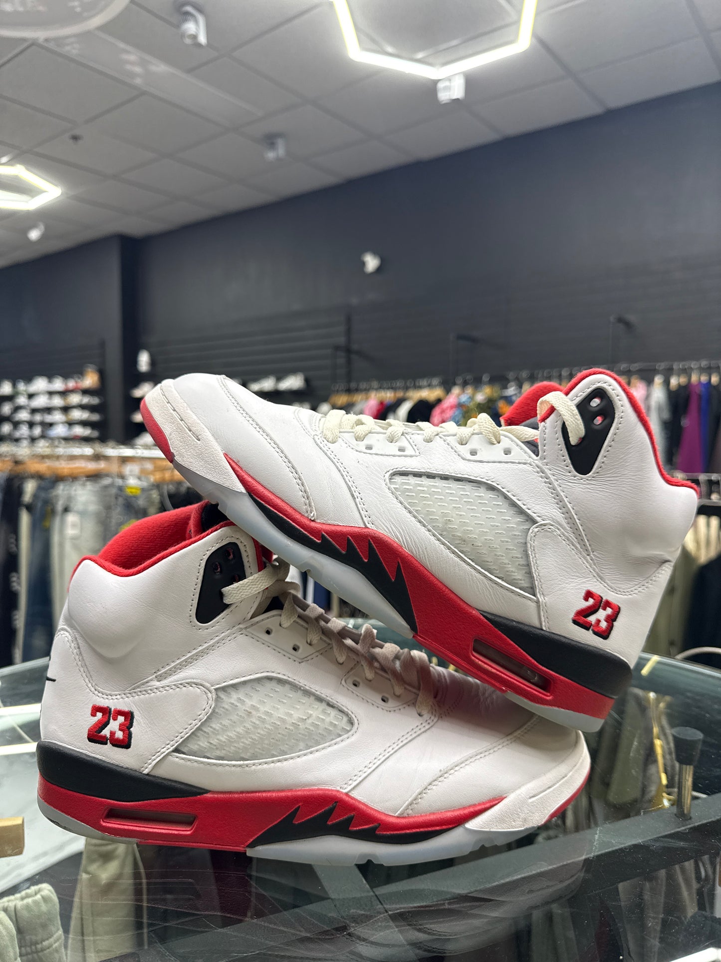 Jordan 5 Fire Red USED NO BOX
