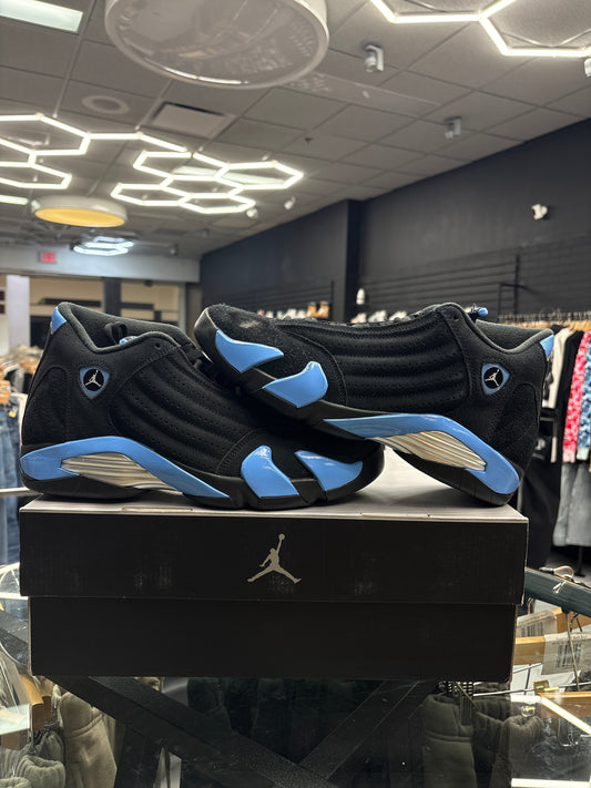 AIR JORDAN 14 BLACK UNC BLUE (DEFECTED)
