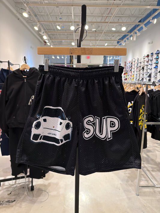 Sup Black & White Porsche Shorts