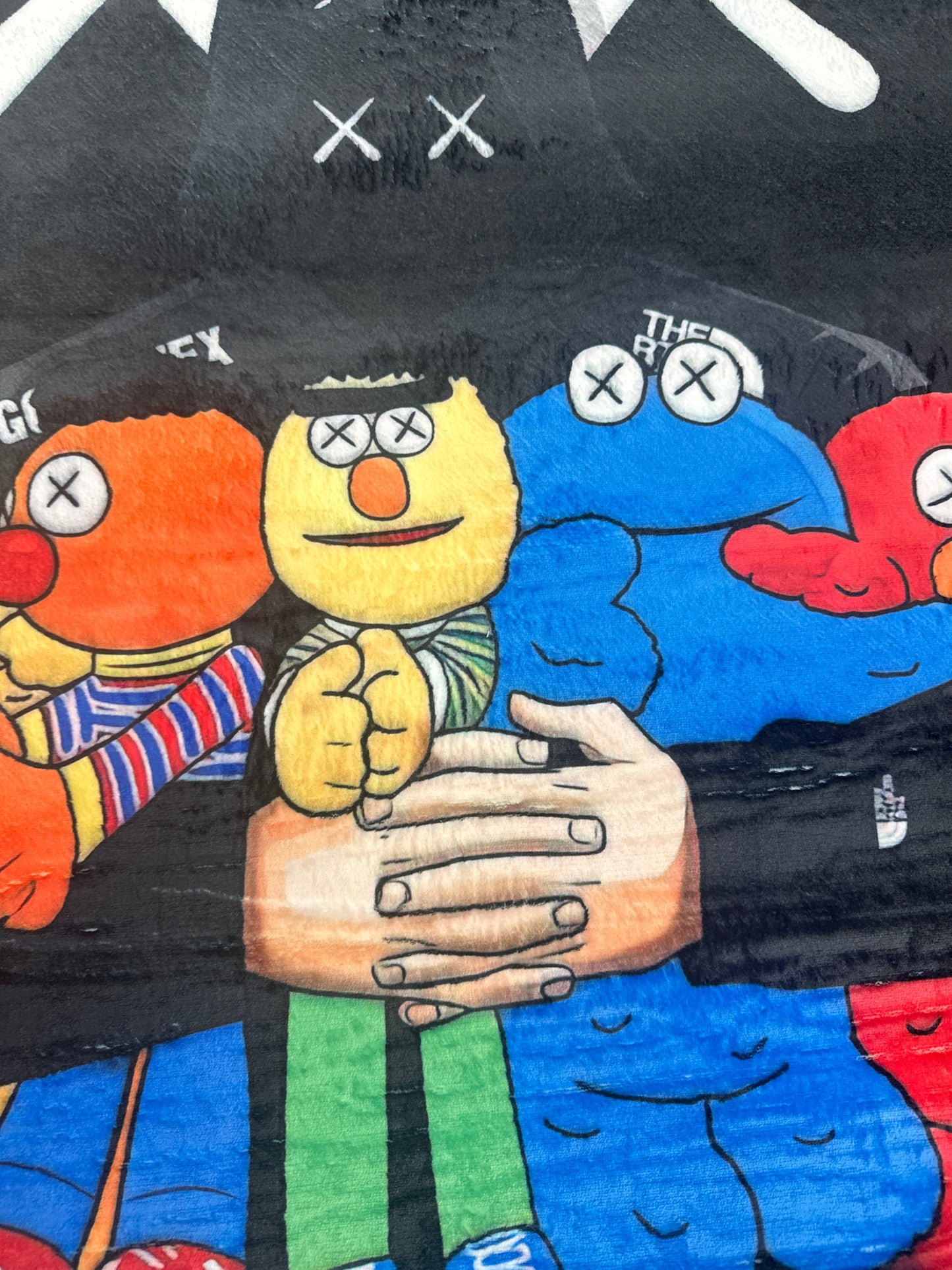 Kaws Sesame Street plush rug