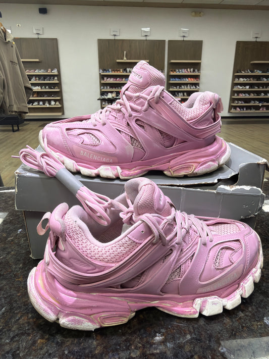 Balenciaga Track Pink Used With Box