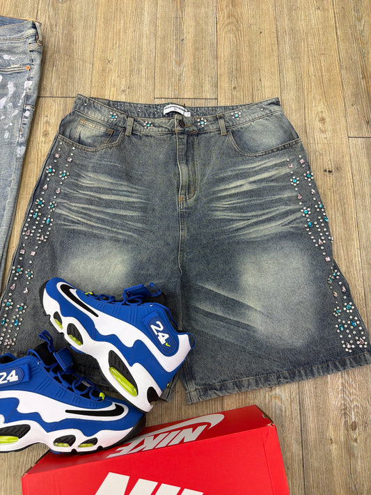Vale Forever Blue Jorts Pre-Owned