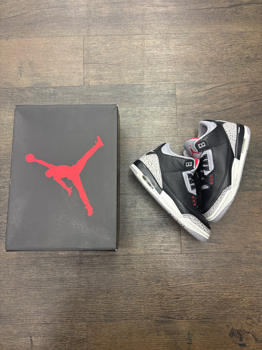 Jordan 3 ‘Black Cement’ PRE-OWNED WITH BOX