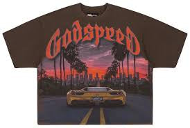 Godspeed Brown “miami Sunset” Tee