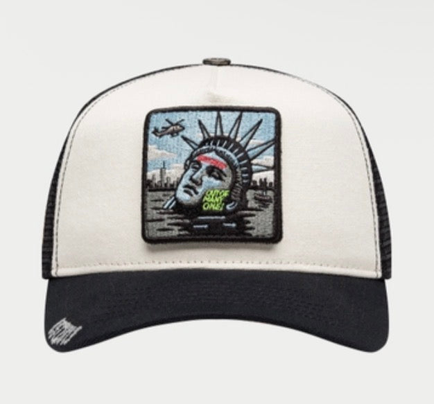 Godspeed Mood Trucker Hat II (White/Black Interchangeable Pat ches)