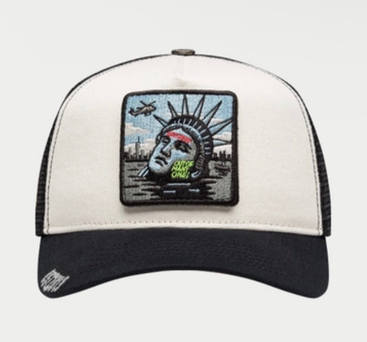 Godspeed Mood Trucker Hat II (White/Black Interchangeable Pat ches)