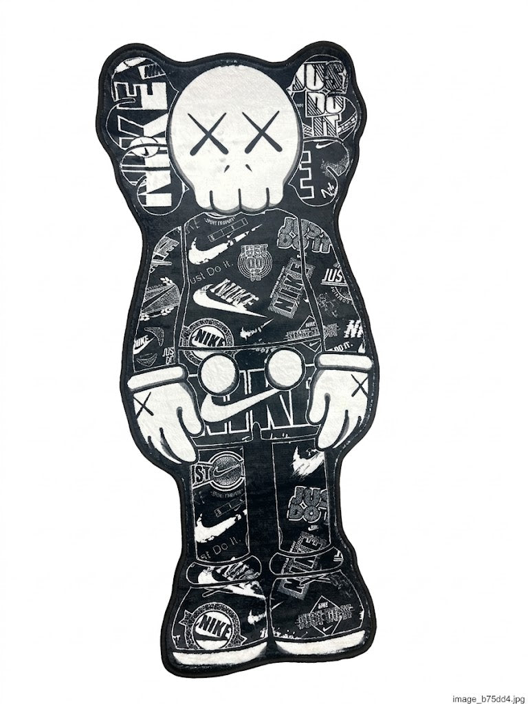 Kaws Nike rug