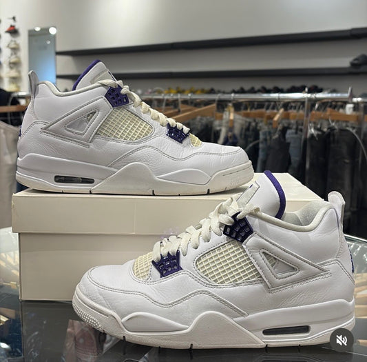 Jordan 4 Purple Metallic