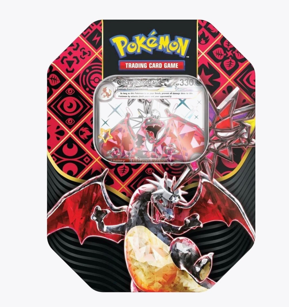 pokemon Paldean Fates International Tin
[Charizard ex]