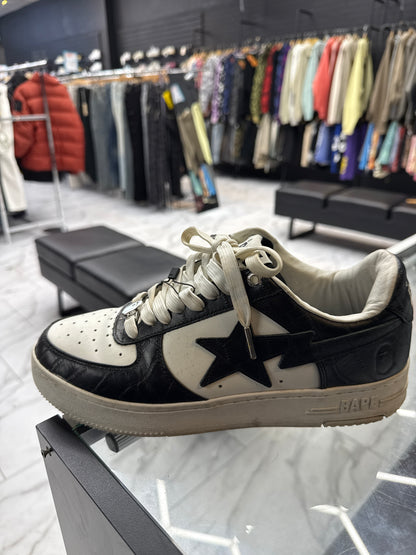 Bapesta Black White USED
