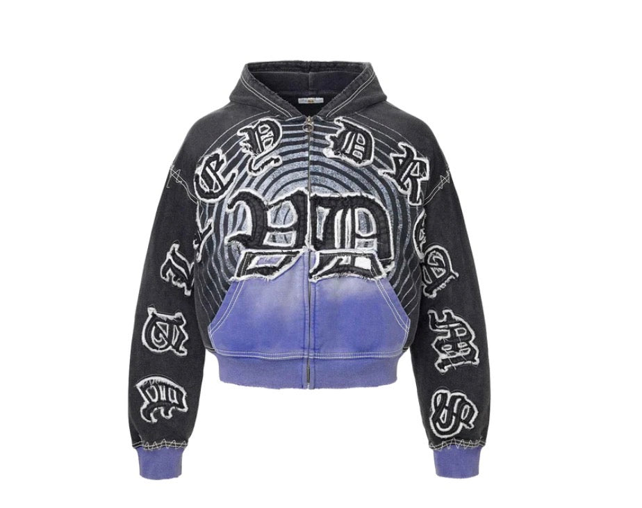 Vale HYPNOTIQ ZIP UP HOODIE
"BLACK"