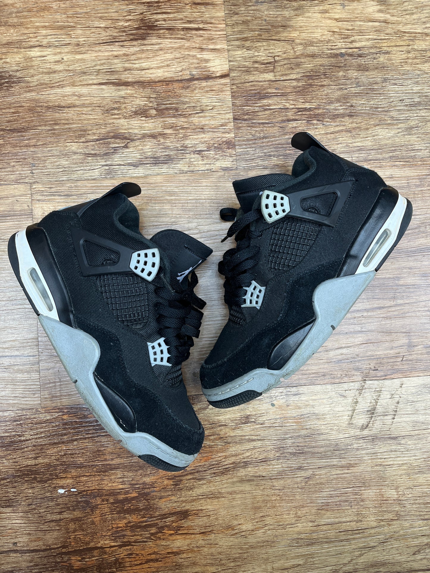 Jordan 4 black canvas no box pre-owned